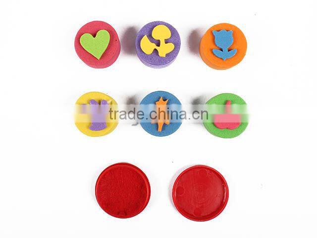 Children rubber toy pattern stamp set