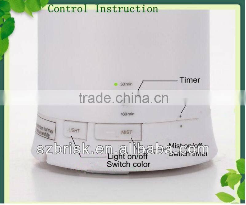 8 colors ultrasonic led aroma oil diffuser