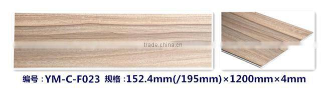 Indoor Wood Grain Click Planks rubber Flooring