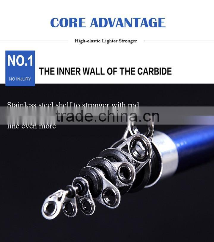 Carbon Fiber Fishing Rod and Reel Combo