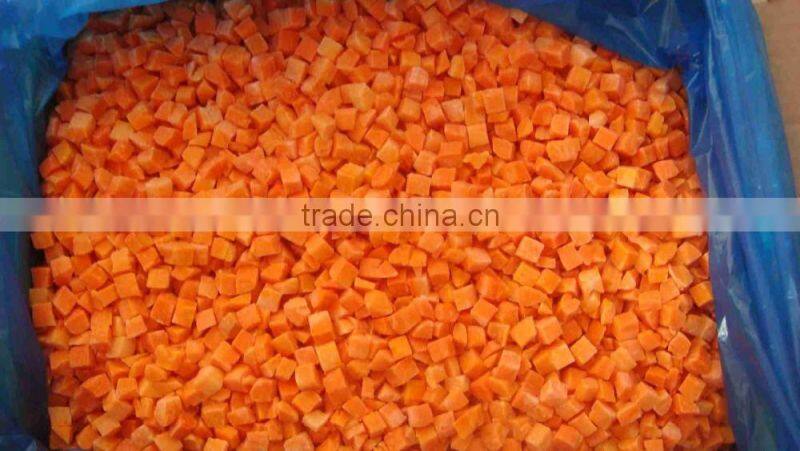 frozen fresh varied carrot diced products