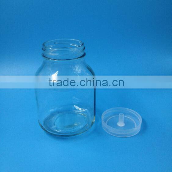 650ml tissue culture plant glass bottle ,cultivating plants in glass bottles, glass storage jar