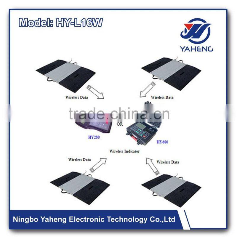 Static And Dynamic Portable Axle Weighing Truck Scale/Cheapest 10T/15T pad Portable Truck wireless axle vehicle weighing scales