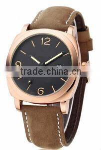 Classic high quality leather band watches for runners