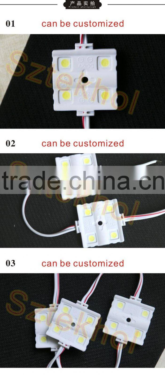 12v 4X 5050 led sign lighting module tekhol smd led pcb module