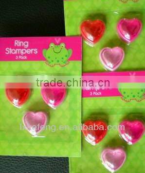 valentine self-inking stamp with handle