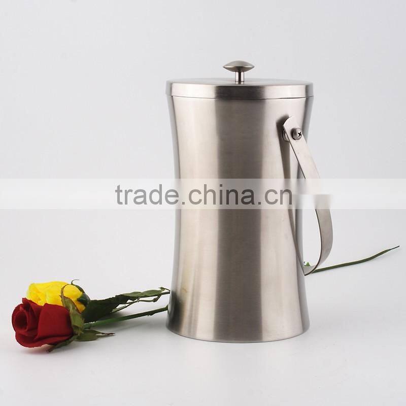 Stainless steel belvedere vodka bottle ice bucket