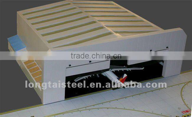 prefabricated metal airplane hangar
