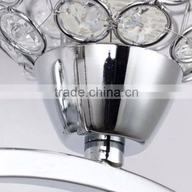 E14 contemporary indoor 2-lamps crystal lighting wall light 110-240v ac