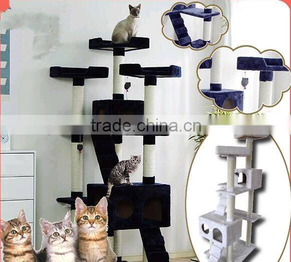 New Design Cheap Cat Climbers & Pet Tree House & Cat Scratcher Tree Mast