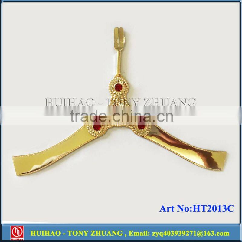 TPU gold metal plating decoration shoe strap HT2020B