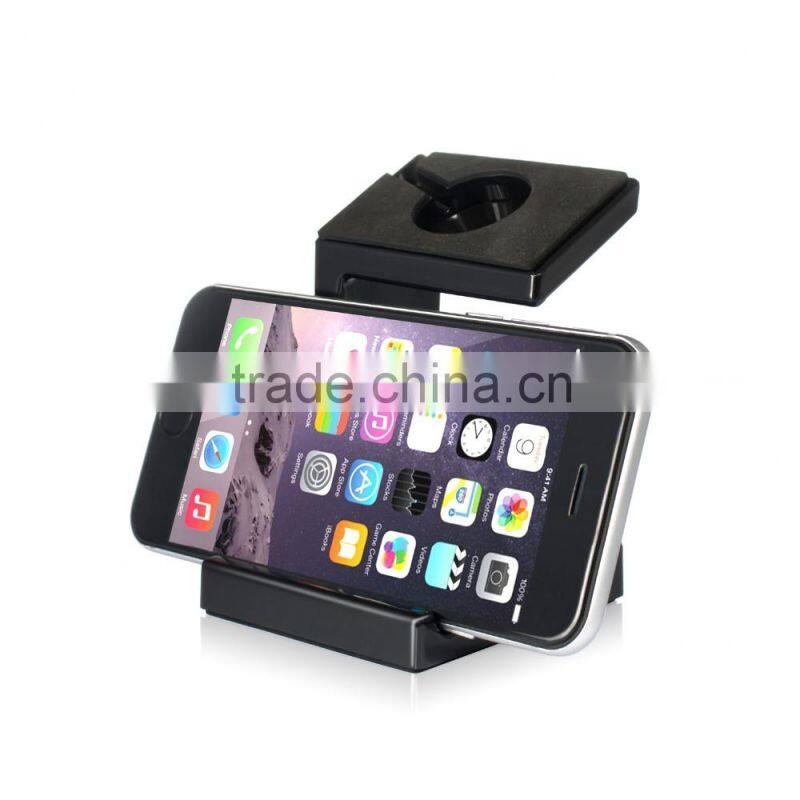 plastic stand holder for apple watch, 2 in 1 charging dock station for iphone/apple watch
