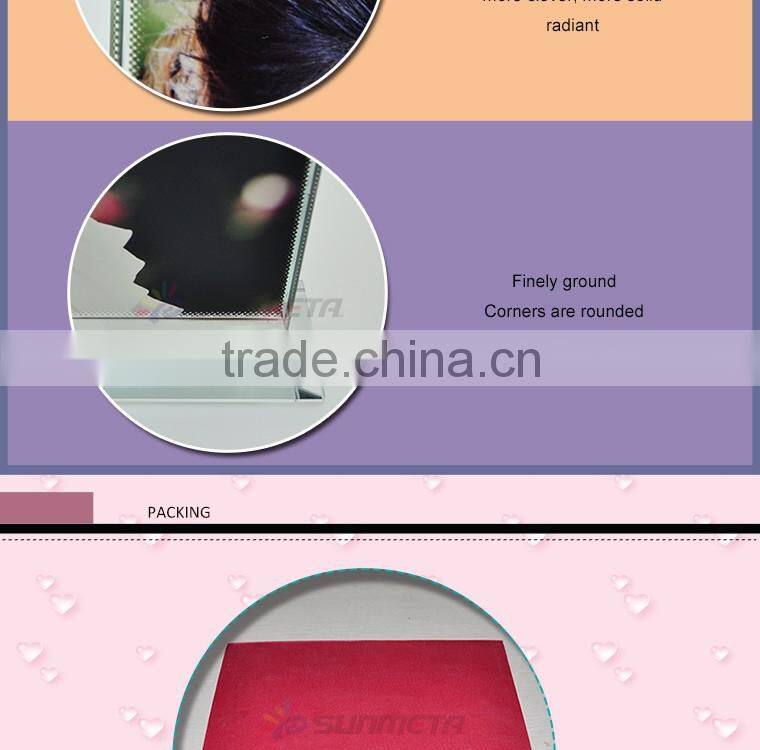 Blank 3D Crystal Photo Frame For Decoration