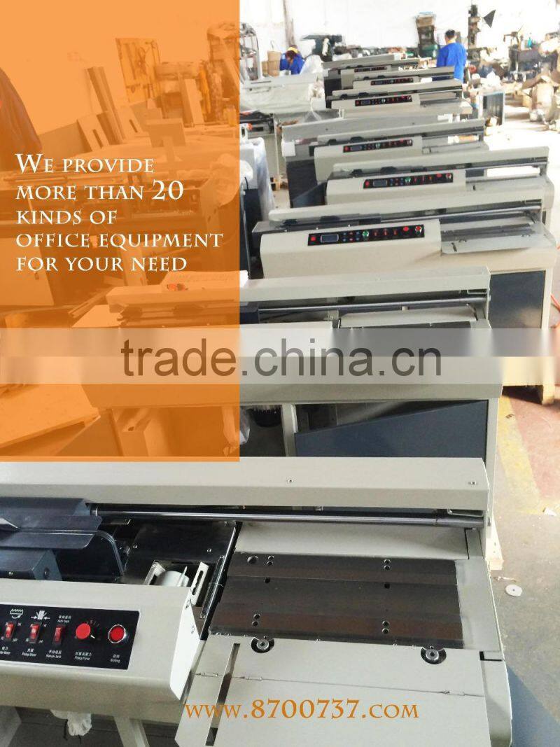 Hot melt glue book binder with roughener unitJN-40E