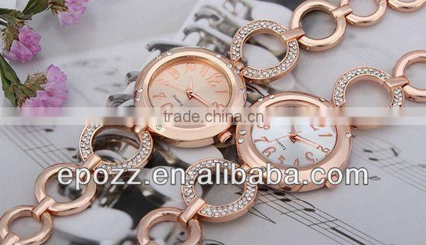 OEM customized Womens Bracelet Quartz Cheap Gold Watches