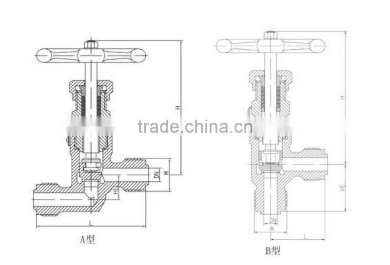 male thread bronze screw down check valve pressure low price