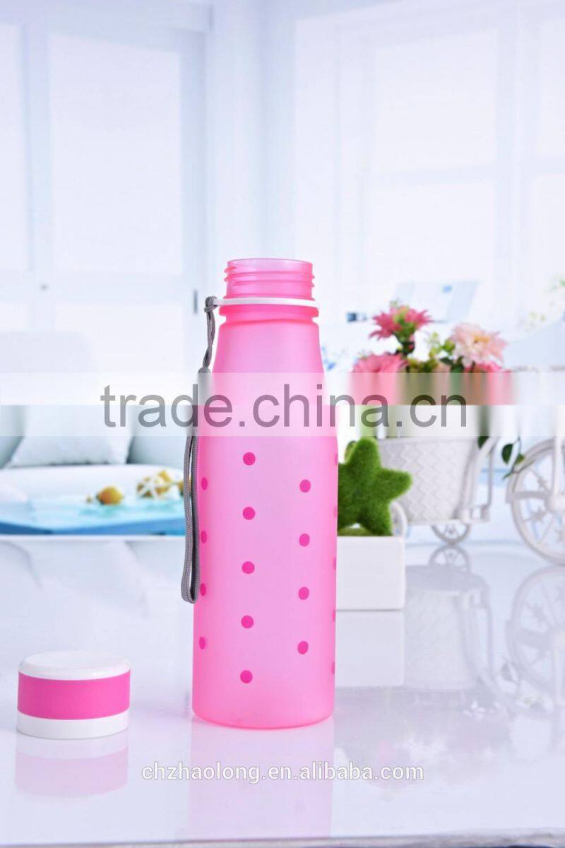 550ml cheap creative plastic water bottle for outdoor sports