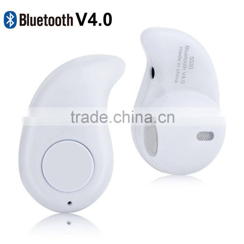 Hot Selling Wireless Bluetooth Earphone Bluetooth V4.0 Stereo Noise Cancelling Bluetooth Headset Wireless range up to 10 meters