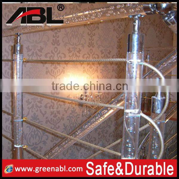 Stainless steel wire balustrade systems