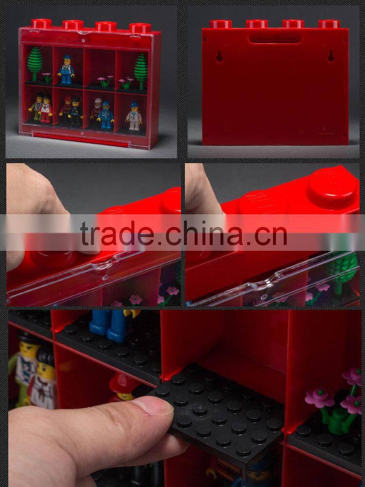 2015 hot items plastic toys building blocks mini figures display box 6 colors DE0195392