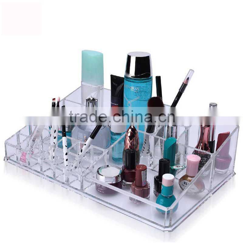 Makeup jewelry box finishing new style acrylic material high quality for Europe and American market