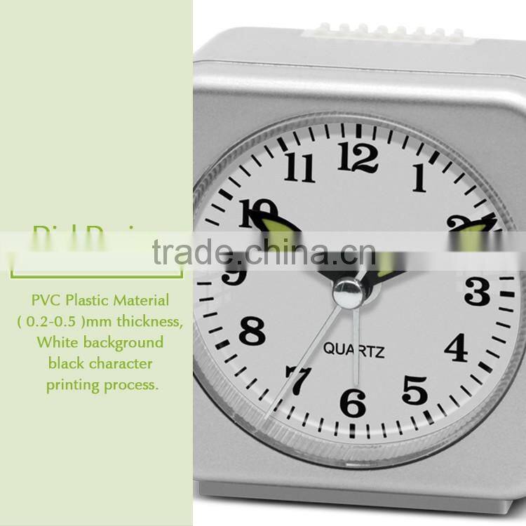 BB06702 travel alarm clock with light/selling well all over the world