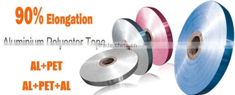 Hot sale Aluminum Foil ALU PET laminate for cable binding and shield