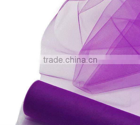 Purple tulle ribbon