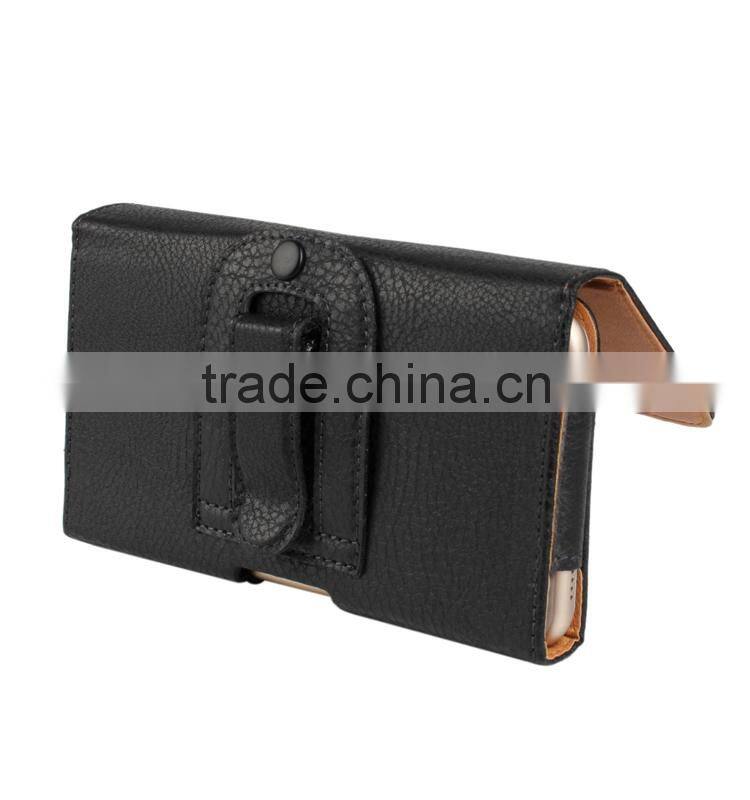 hot sell Push and Pull style leather universal flip phone case