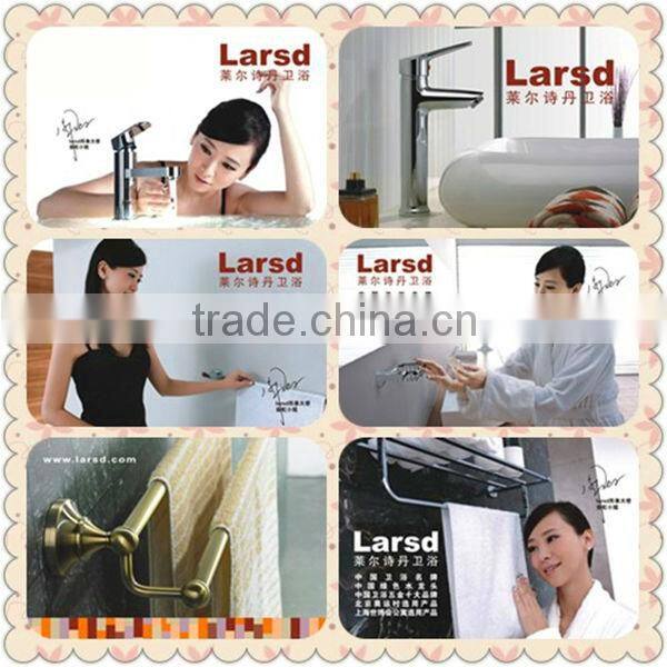 Bathroom 60CM brass towel rod european towel bar