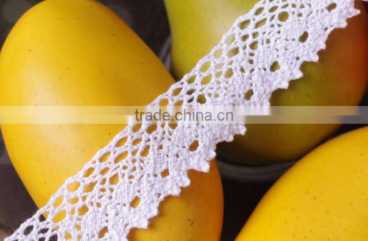 2016 african guipure Cotton ribbon trim crochet accessories lace 250201