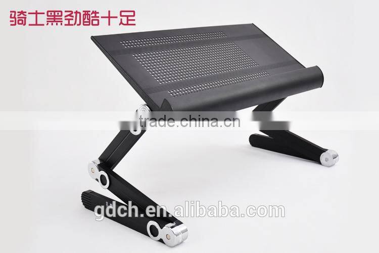 Multi-angle revolve flexibility and height adjustable laptop table