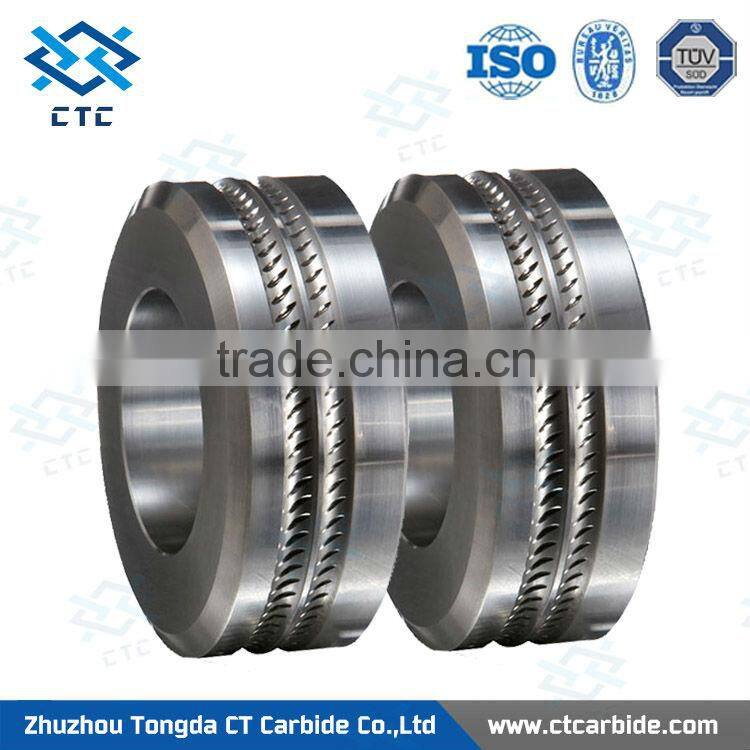 Multifunctional tungsten carbide rollers used in welding electrode industry for wire feeding purpose for wholesales