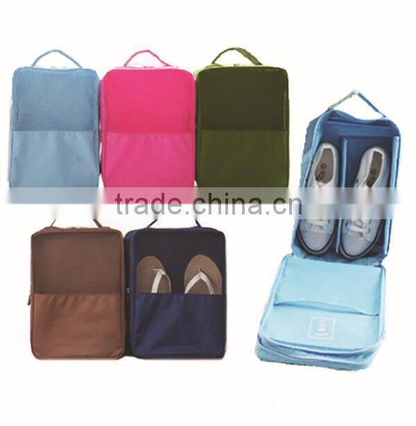 Cheap outdoor travel polyester fabric shoes carry bag