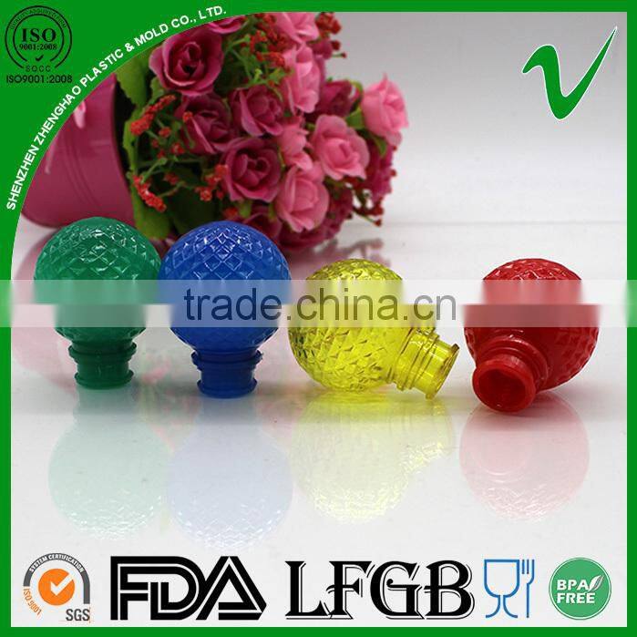 mini colorful ball shape plastic christmas candy jar wholesale