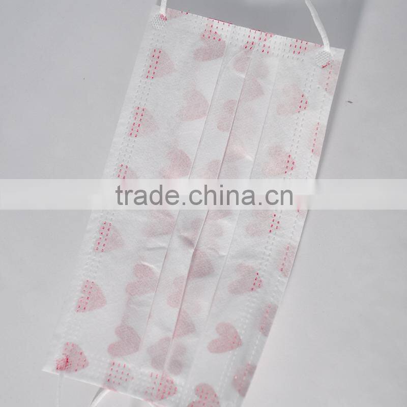 disposable 3ply earloop dental supply face mask