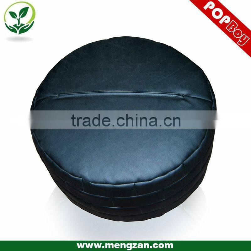Black novel bricky bean bag ottoman , unique fantastic bean bag ottoman