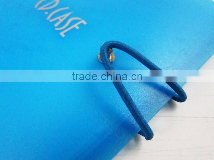 Expanding file folder with lock folder bag with elastic band