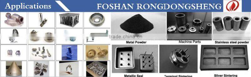 high temperature continuous atmosphere protective powder metallurgy fast sintering muffle furnace