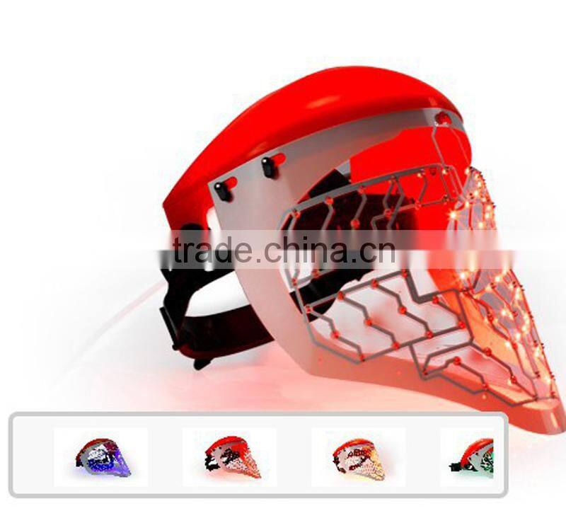 2015 Hot sale IPL light therapy acne treatment green red and blue light mask