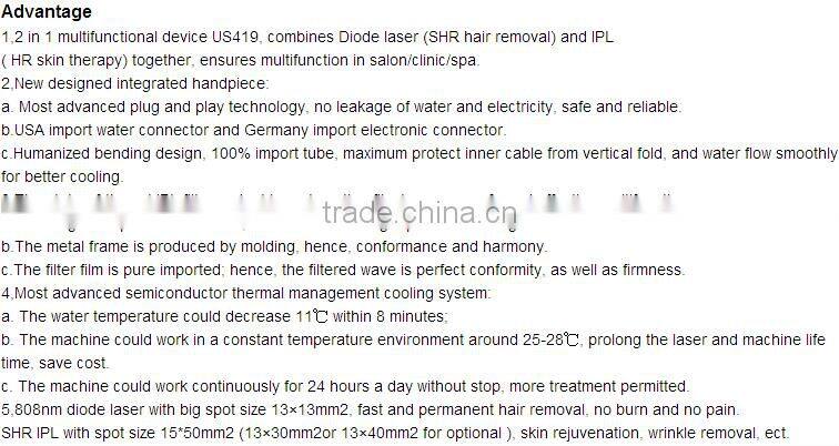 Hot china products 808nm diode professional laser hair removal machine price