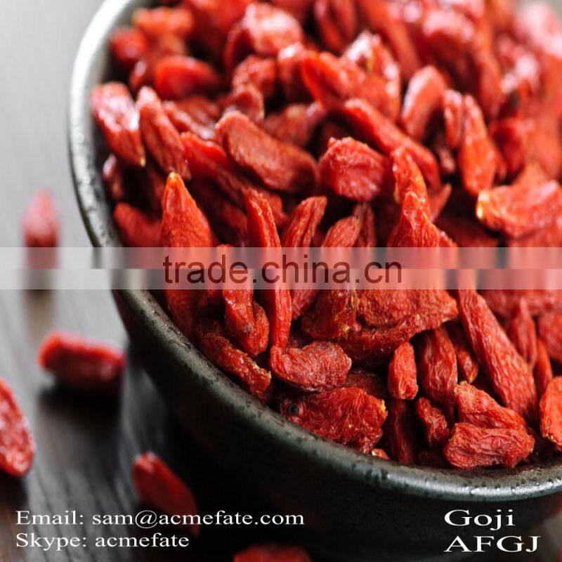 Organic Ningxia Hot Sale Goji Berries
