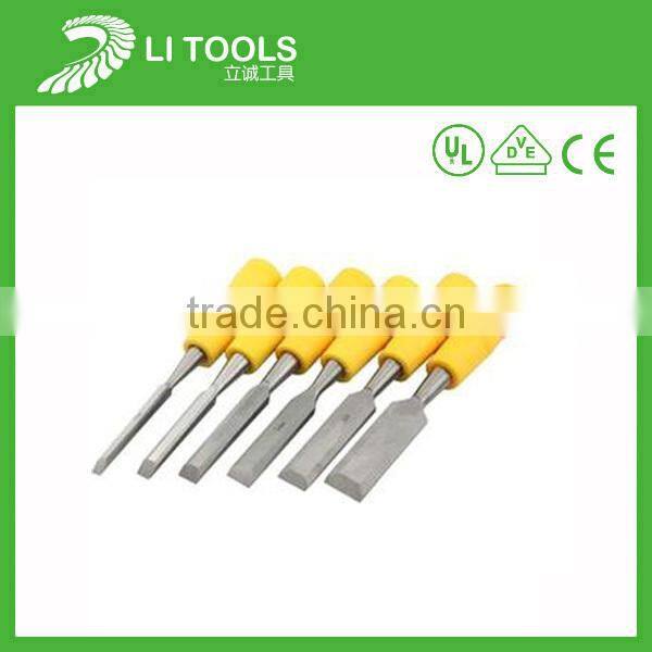 Safe grip 4PCS carton steel forged set wooden carving chisel set