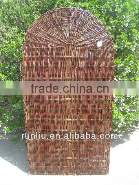 Natural willow screen/panel,wicker screen/panel
