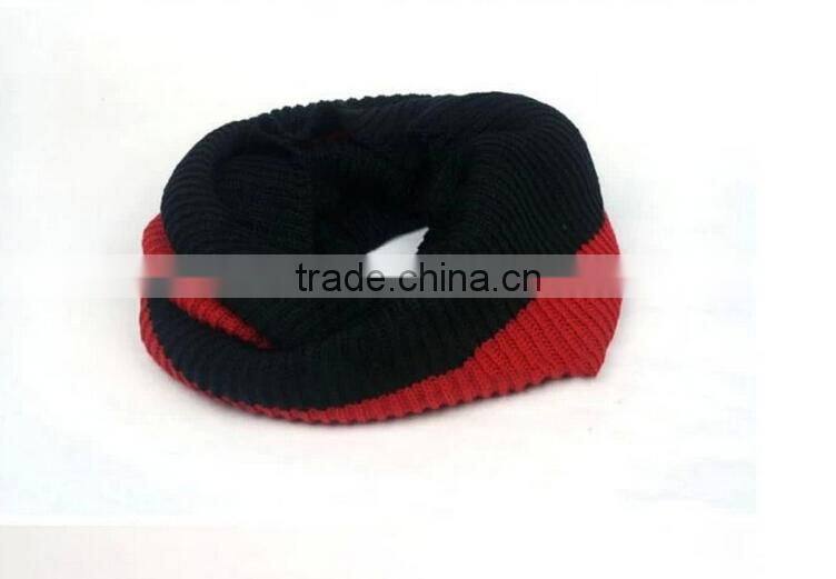 2015 Autumn Winter Warm Infinity 2 Circle Wool Blend Knit Neck Long Women's Scarf Shawl