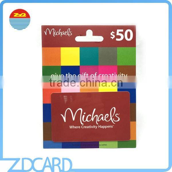 Cr80 PVC Gift Card Backer/Holder Wholesale