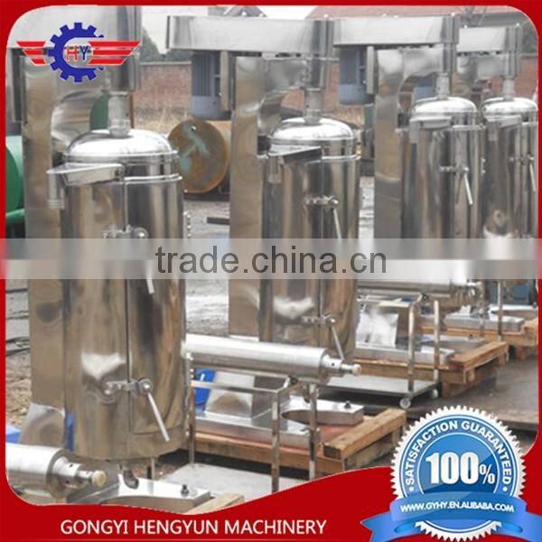 Centrifuge machine into processing olive oil and water filtering