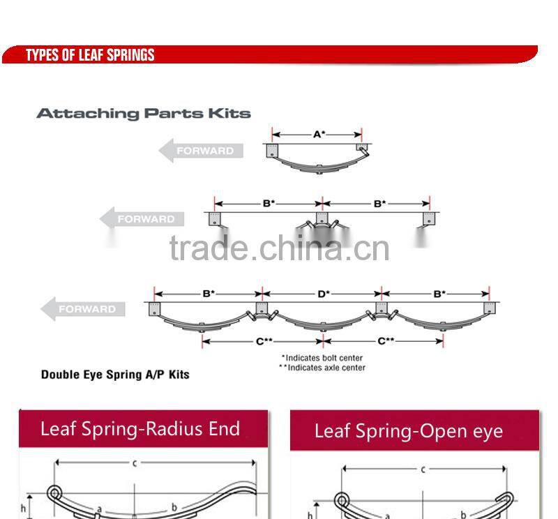 boat trailer small leaf spring