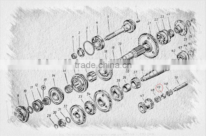 MAZ YAMAZ GEAR bushing