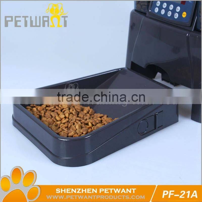 decorative dog feeders PF-21 automatic pet feeder with remote controller